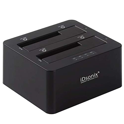 Review de la estación de acoplamiento de dos bahías con disco duro iDsonix ™ IDD-U3201 USB3.0 SATA