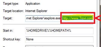 Remove Trovi Shortcut