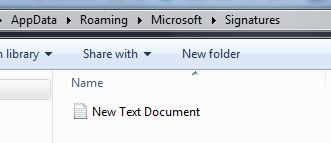 Outlook Will Not Respond To Signature Appuals Com