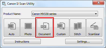 Canon ij scan utility