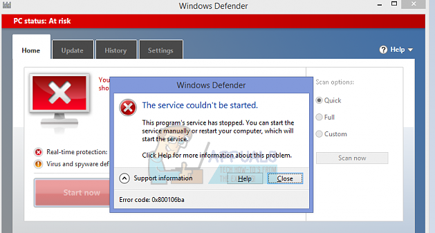 windows defender update error windows defender update error