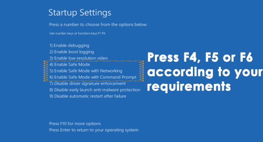 how to enter safe mode win 10