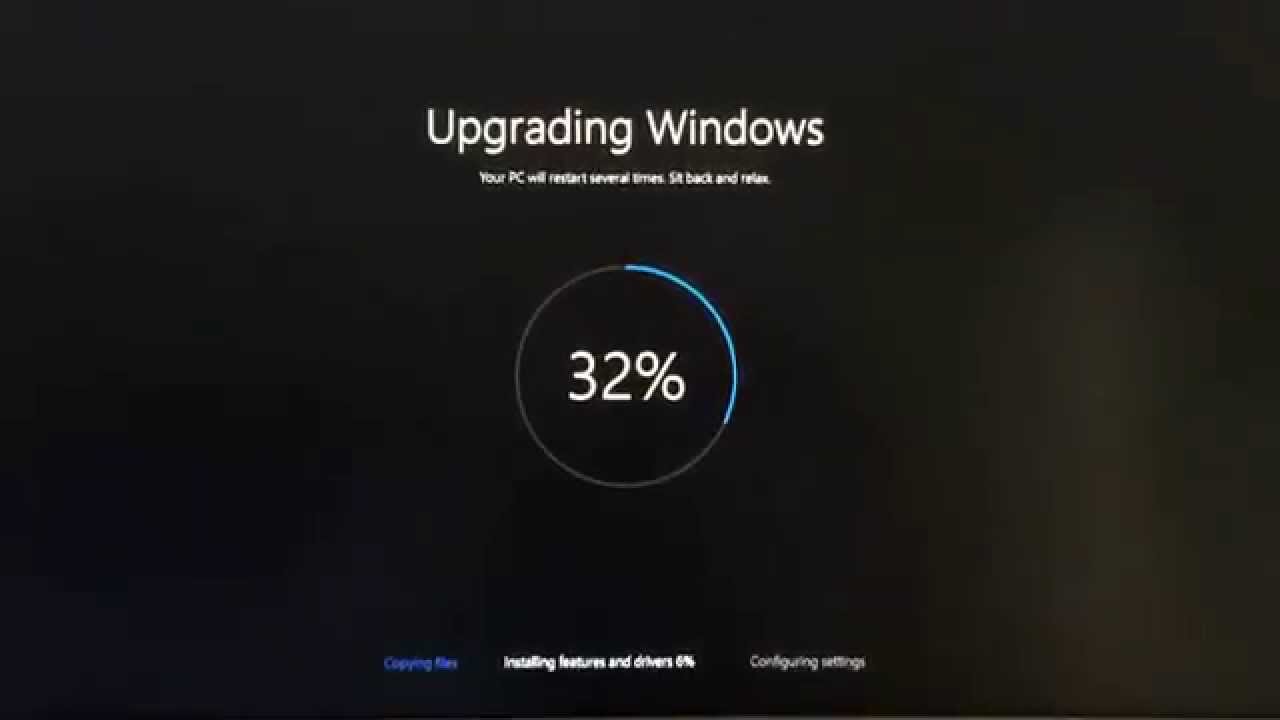 FIX: Windows 10 update stuck at 32%