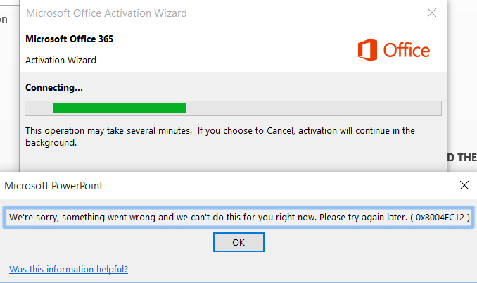 microsoft office activation wizard 2013