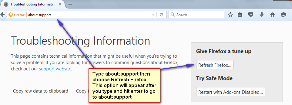 mozilla firefox not responding error