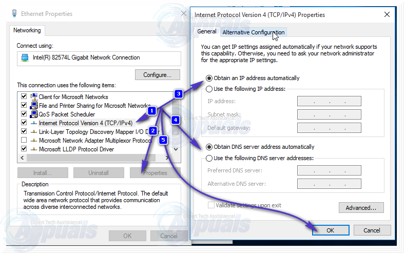 Ethernet windows. Валидный IP адрес что это. Ethernet doesn't have valid IP configuration. Примеры конфигурации IP версии 4. Какие данные можно настроить в окне IP configuration.