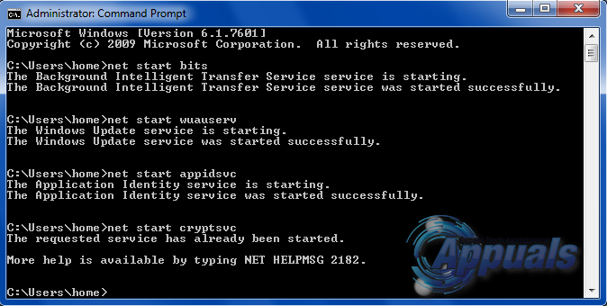 Error 0x80070005 - 0x90002 - 4