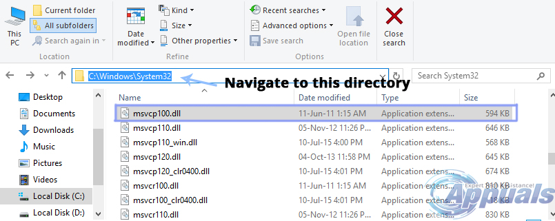 MSVCP100.dll is missing-5