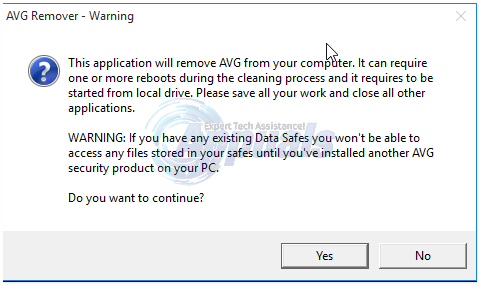 how to remove avg removal tool