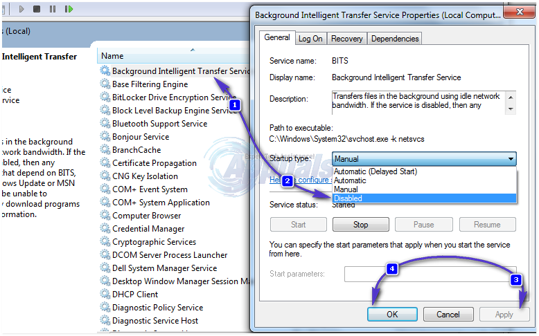 svchost.exe (netsvcs) using internet