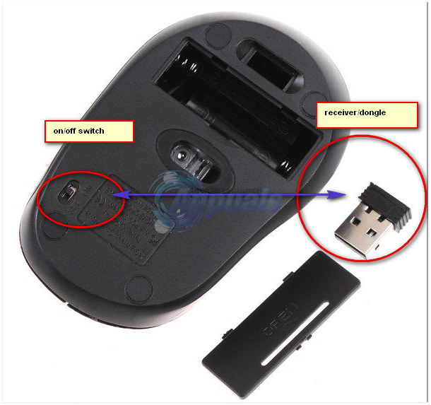 microsoft mouse battery change