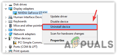 Uninstalling Graphics Driver