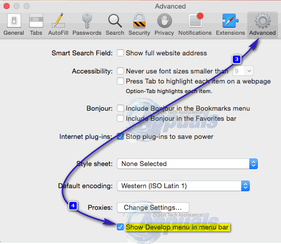 clear safari cache - 1