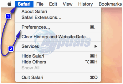 clear safari cache