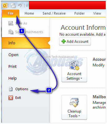 how to set up icloud email in outlook 2010