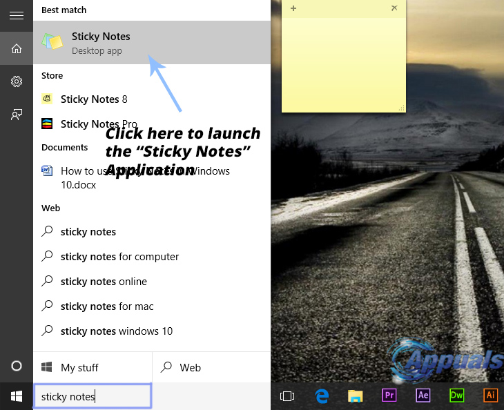 Sticky notes windows 10 отключить