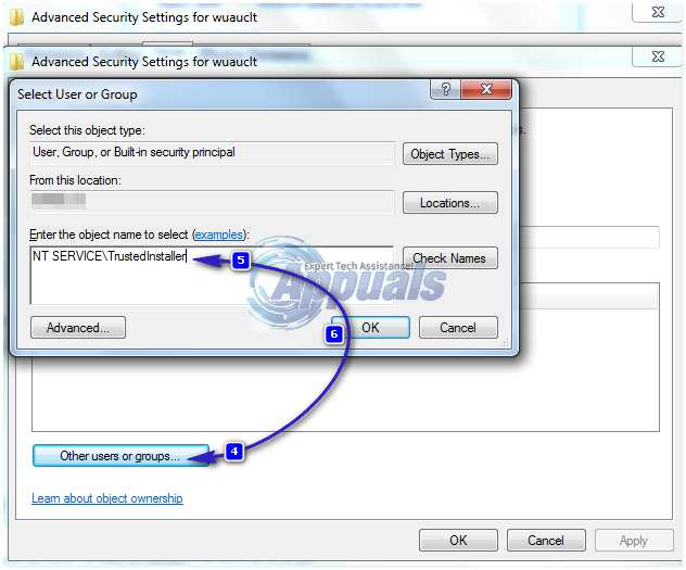 How to Restore TrustedInstaller as File Owner in Windows - Appuals.com