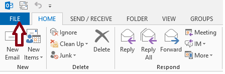 out of office reply outlook 2013 pop3