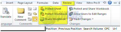 password protect excel 2016 file