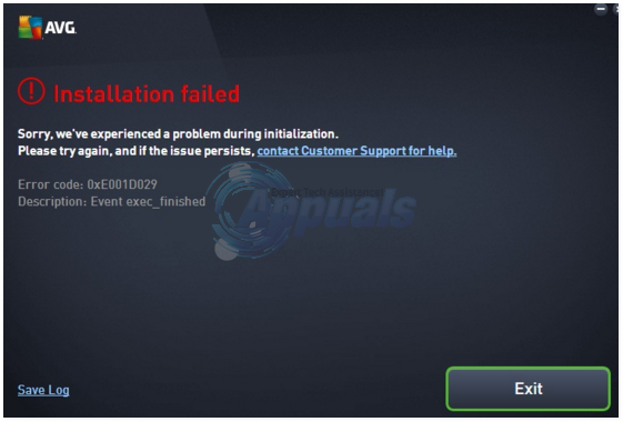 avg update error cisco