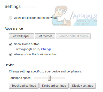 chrome os touchpad - 2