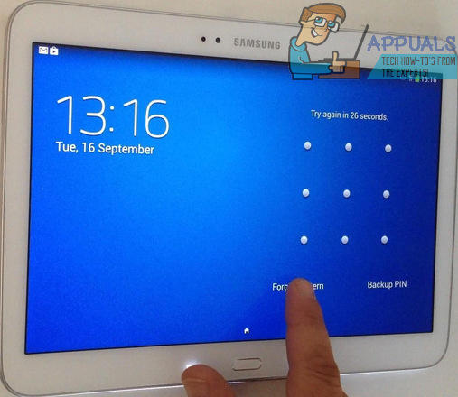 Solved Forgotten The Password To Your Samsung Galaxy Tab Appuals Com