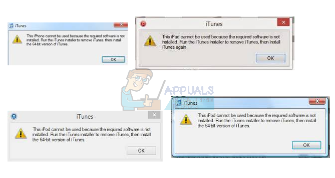 itunes windows 7 64 bit install error