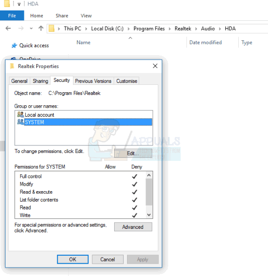 accidentally uninstalled realtek audio for windows 10