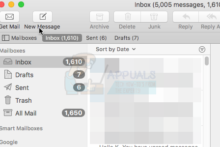 how to remove email address from mac mail