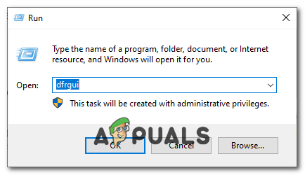 Opening Disk Defragmenter