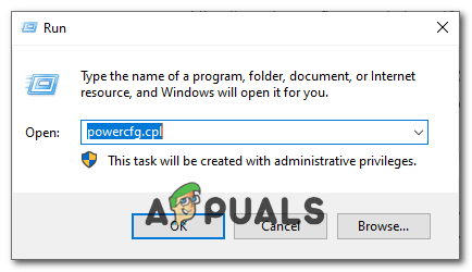 Opening Power Options
