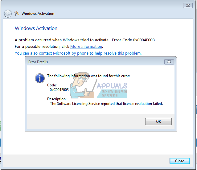 disable windows activation popup windows 7