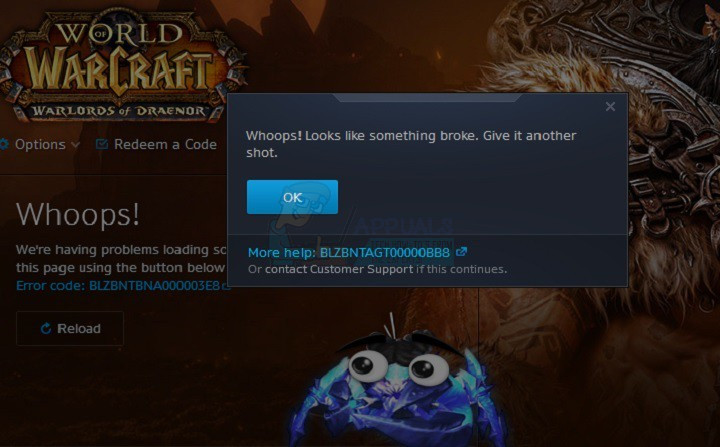 world of warcraft not updating