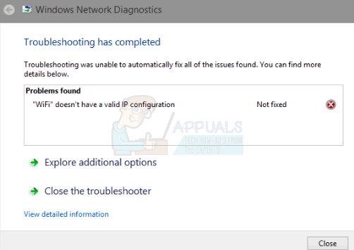 Wireless Network Connection Doesn T Have A Valid Ip Configuration >> Fix Wifi Doesn T Have A Valid Ip Configuration Appuals Com Wireless Network Connection Doesn T Have A Valid Ip Configuration >> Fix Wifi Doesn T Have A Valid Ip Configuration Appuals Com