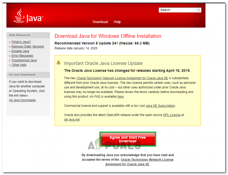 How to Fix Java Error Code 1603