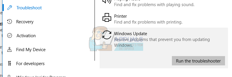 Windows Update Error 0x80070020 Solved