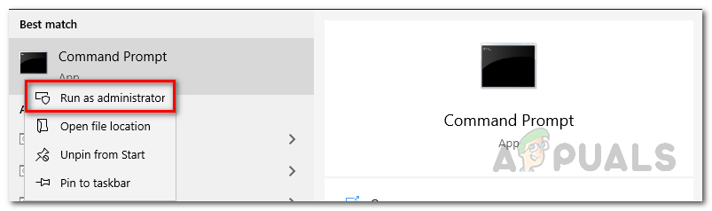 Opening Command Prompt as Admin