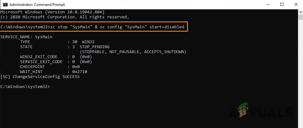 Disabling Superfetch