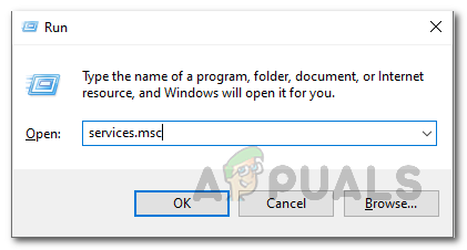 Opening Windows Services