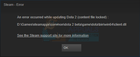 steam download content file locked