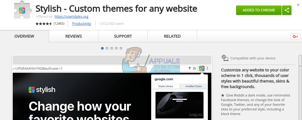 firefox dark theme google