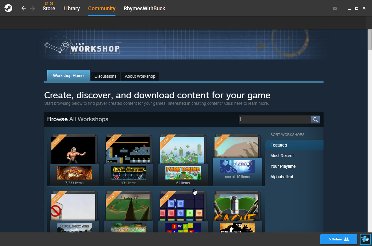 force steam download workshop