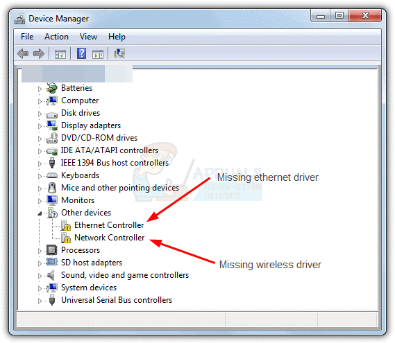 installation media containing the driver files download