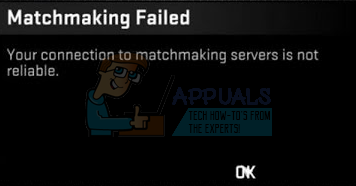 You are not connected to matchmaking servers in Bangkok