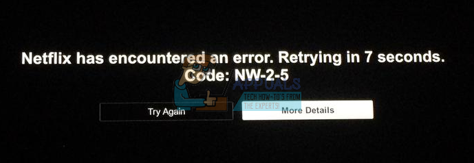 How to Fix Netflix Error Code NW-2-5