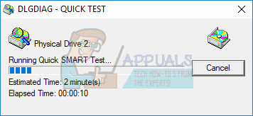 Fix: Hard Drive DST Short Test Failed - Appuals.com