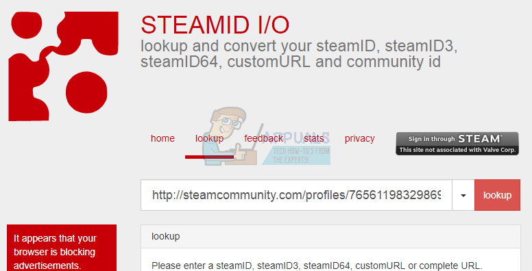 steam 64 id