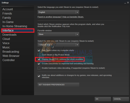 steam 64 find url appuals saving changes profile after click