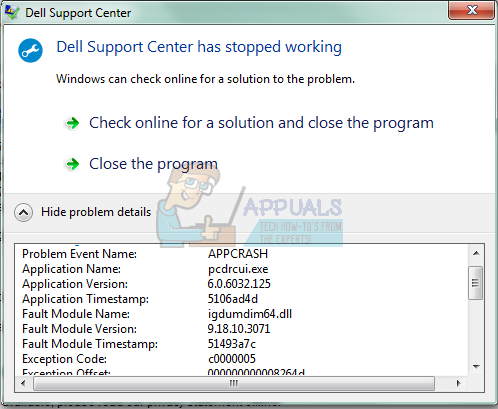 How to Fix Dell Support Center has stopped working