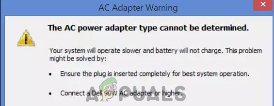contact Glue wait Fix: The AC power adapter type cannot be determined - Appuals.com